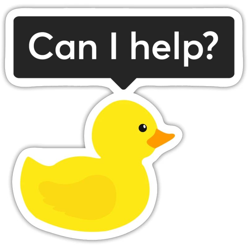 Programmierer Gummiente Debugging