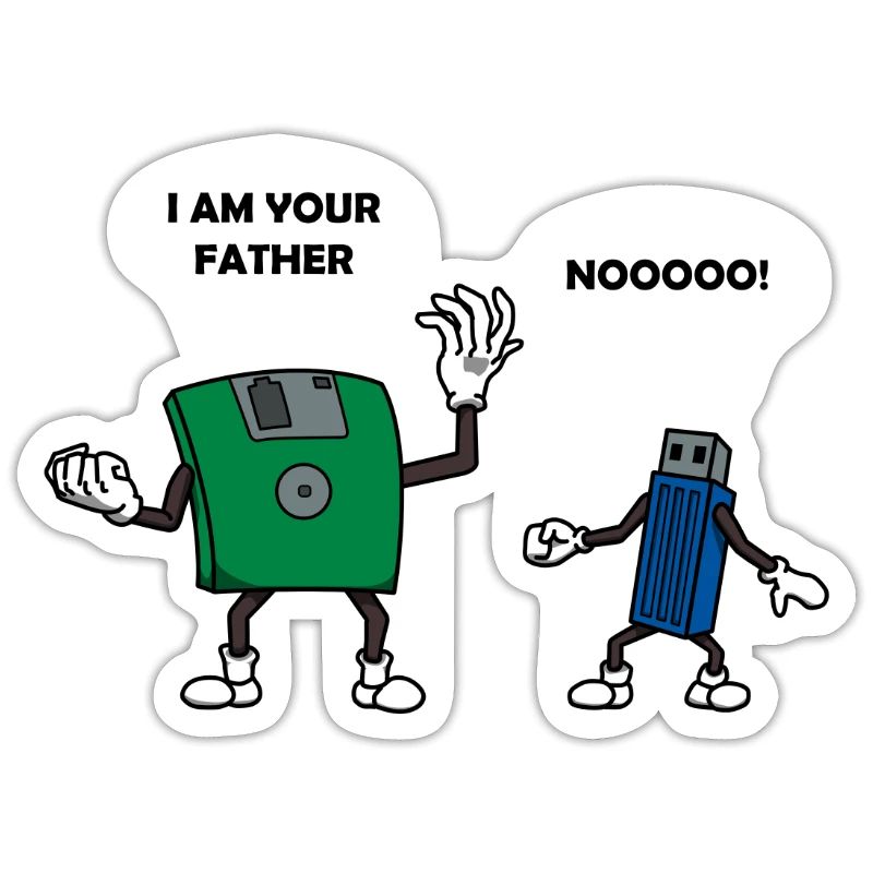 Computer technology floppy disk USB stick gift