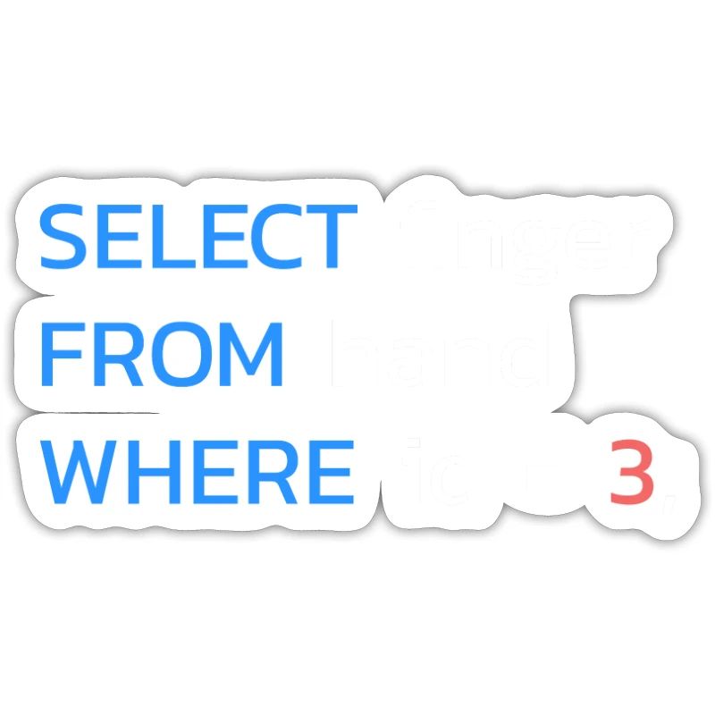 Programmeur SQL drôle