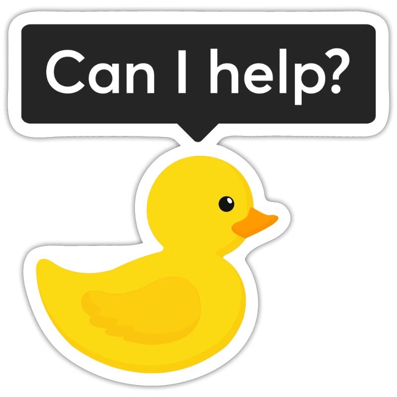 Programmer rubber duck debugging