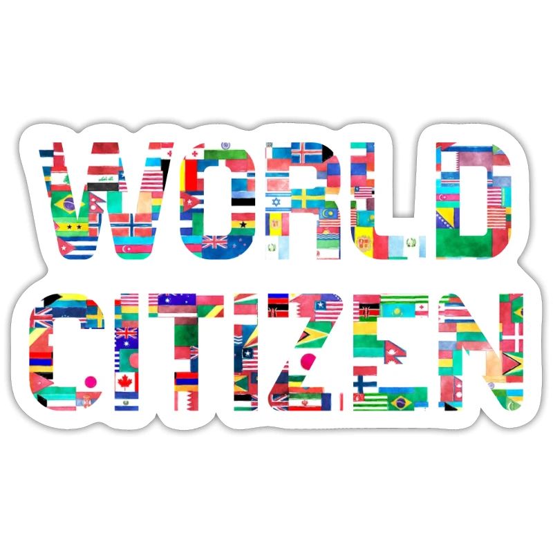 World Citizen (Flags / Citizens) with flags
