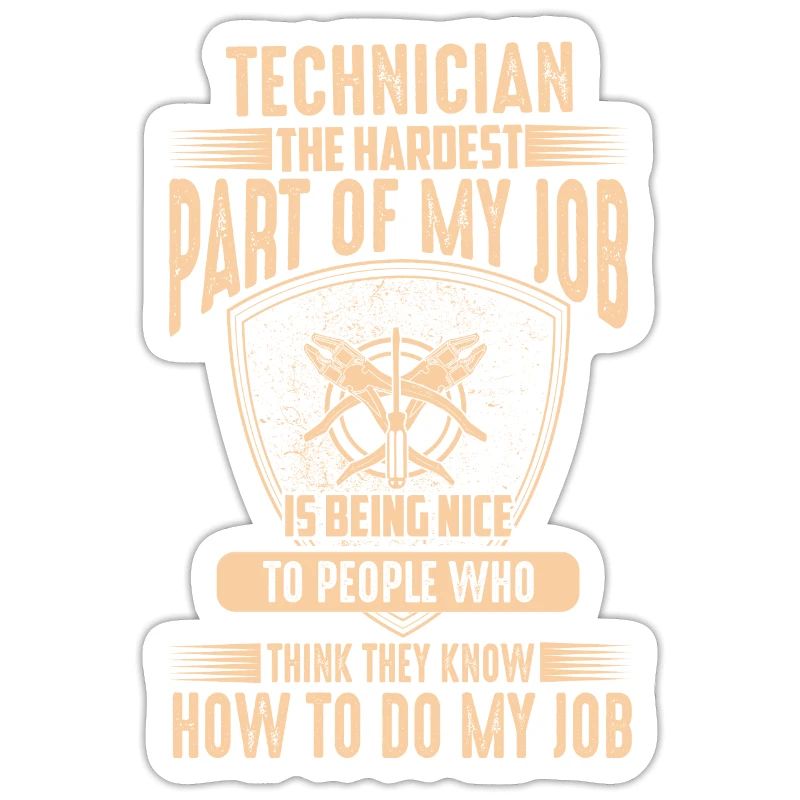 Citation de technicien – La partie la plus difficile de mon travail