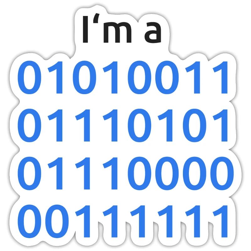 Programmierer Binär - Ich bin ein Nerd