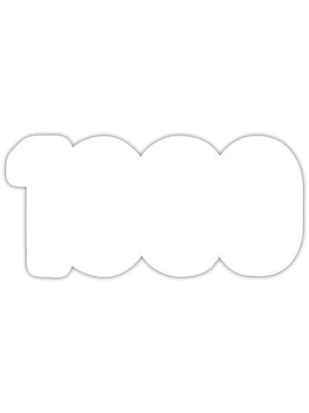Dortmund - Sticker size S (10 x 10 cm) - white matte - Front