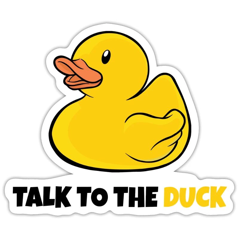 Programmer rubber duck debugging