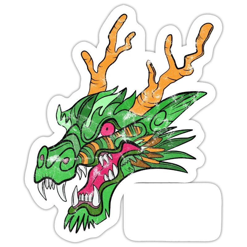 Kali Linux Computer Administrator Tux Drachen Kopf