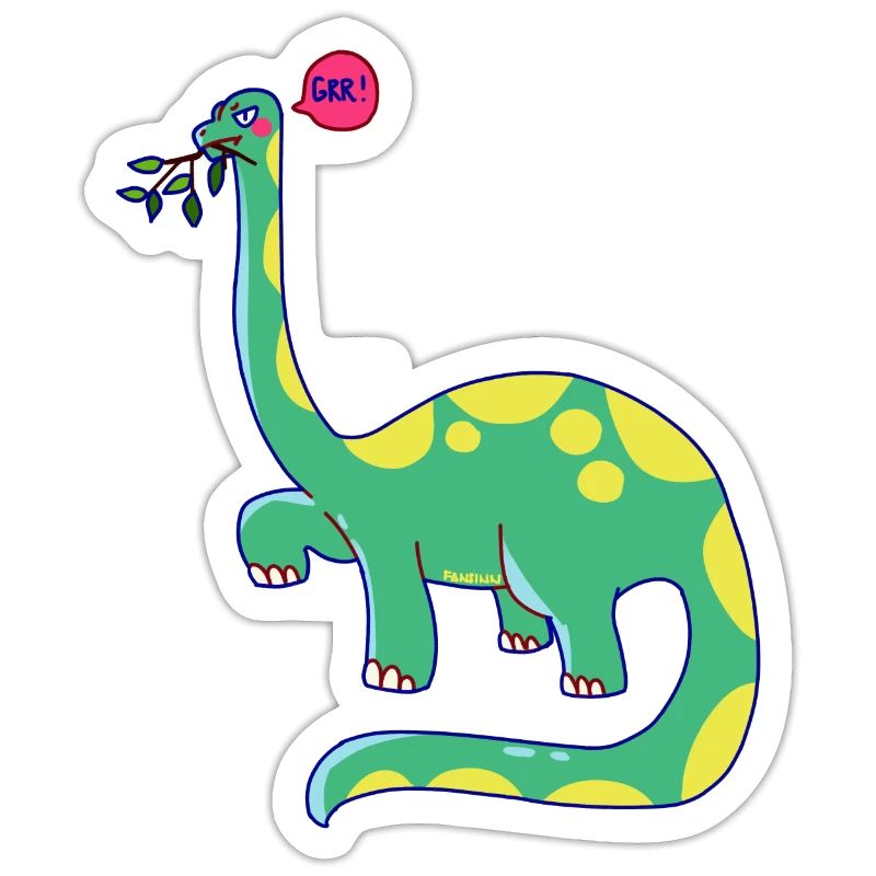 Dinosaur is in a bad mood