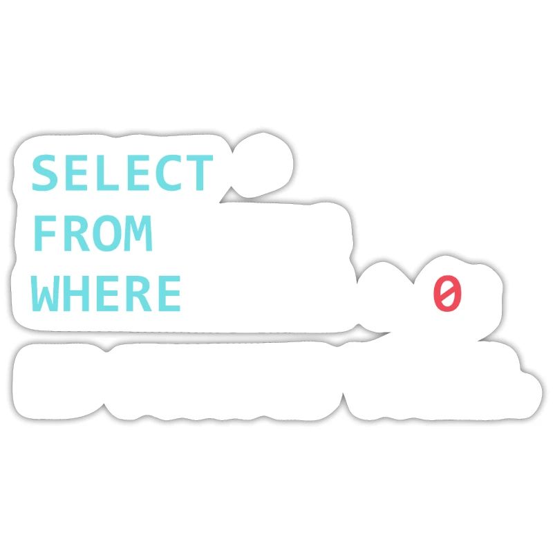 Drôle de programmeur Gift SQL Query