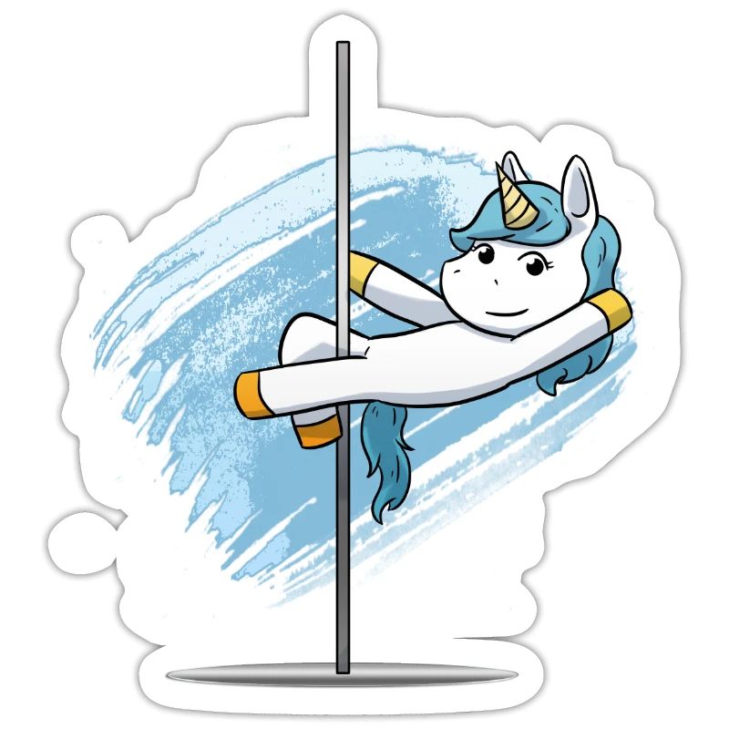 Unicorn pole dancing pole dancing dancer