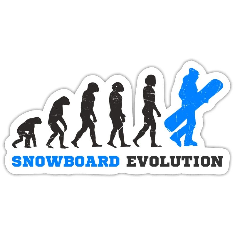 Snowboard Snowboarder Evolution