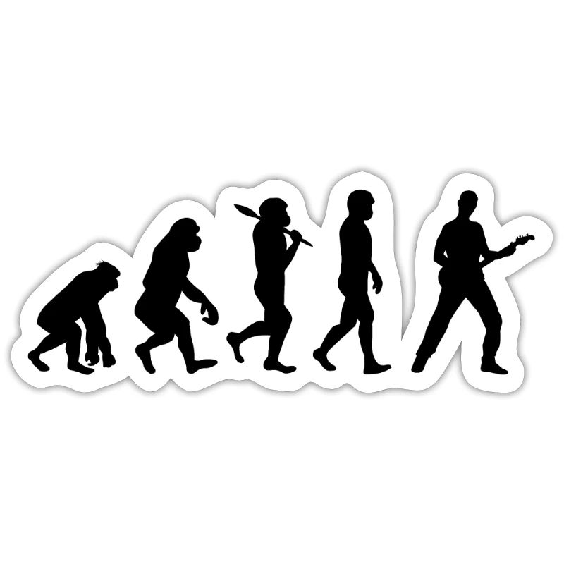 Music guitar evolution gift idea