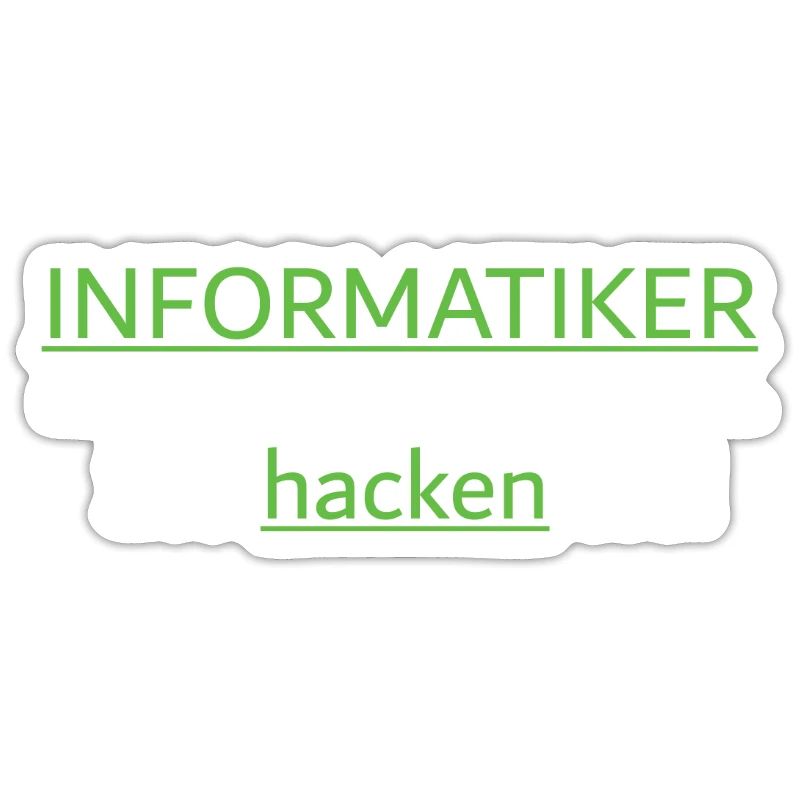 Informatiker Programmierer Hacker