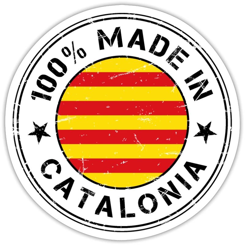 Fabriqué en Catalogne drapeau catalan drapeau