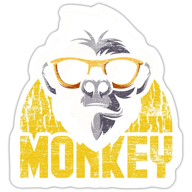 Animaux d'évolution de singe