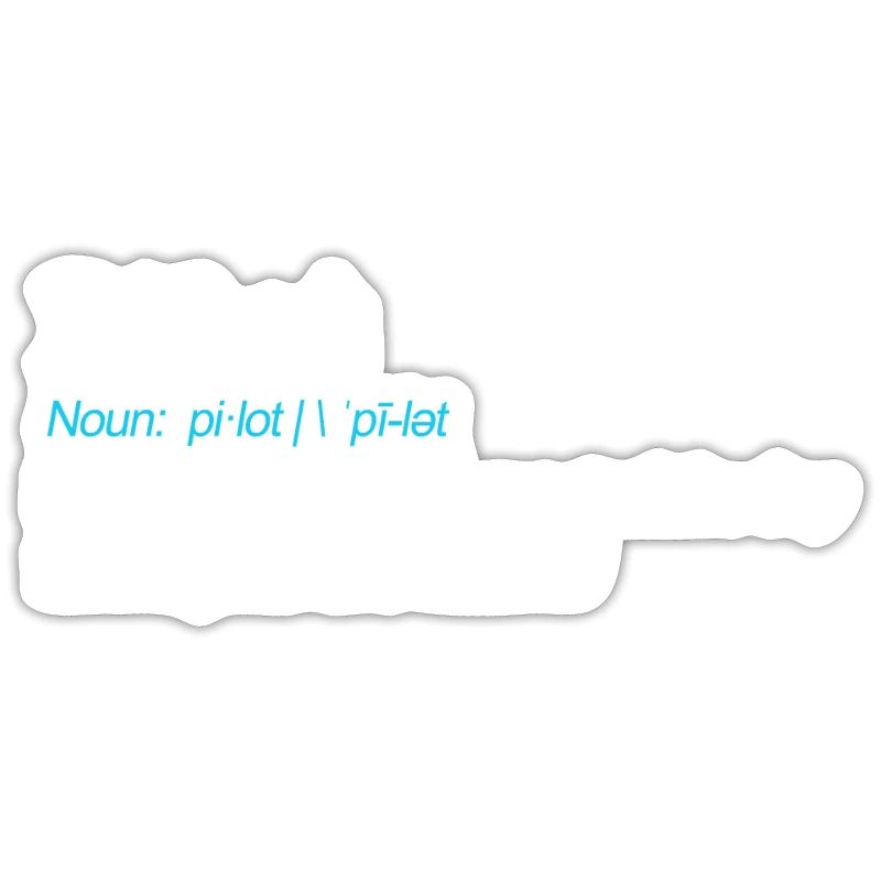 Lustiges Pilotdefinitionsgeschenkdesign