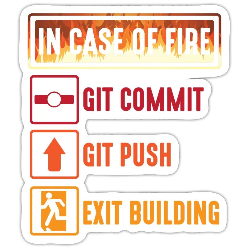 Git commit git push Programmierer IT Informatiker