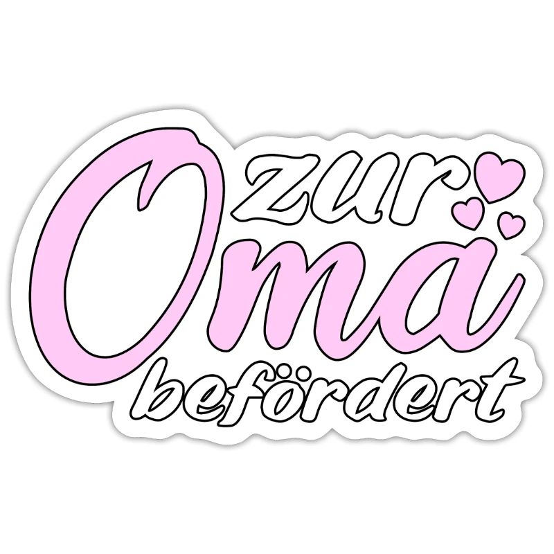 Zur Oma Befördert Großmutter Geschenk