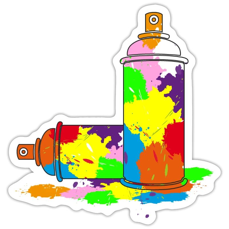 Graffiti spray can sprayer cans gift idea