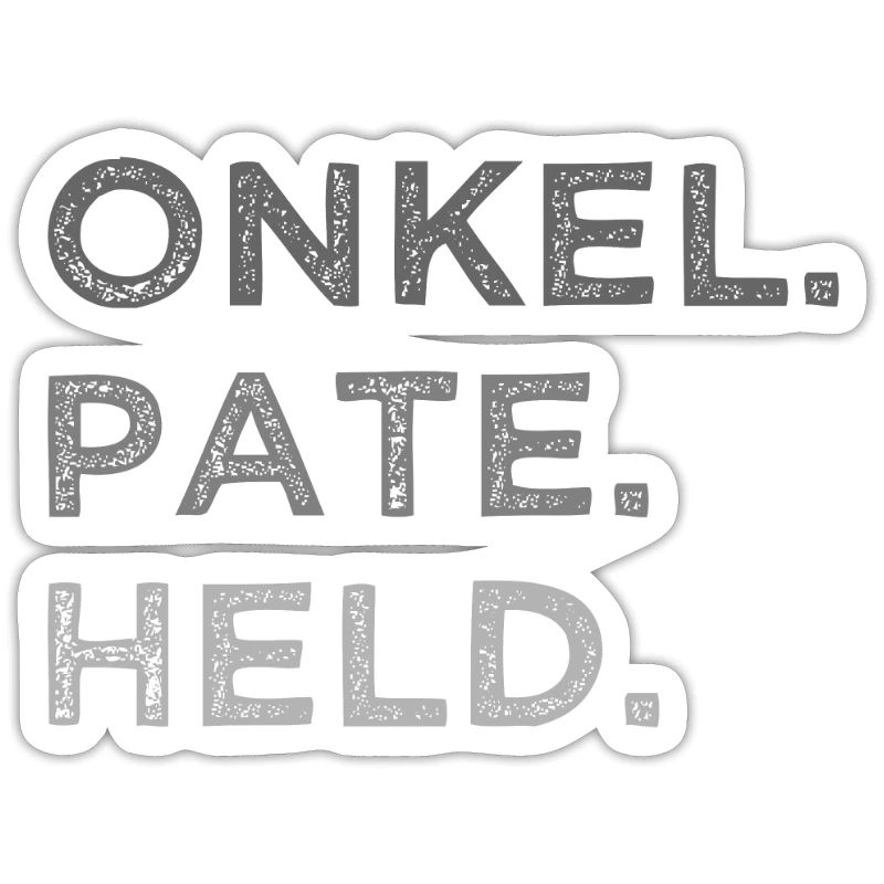 ONKEL PATE HELD Geschenkidee Taufpate