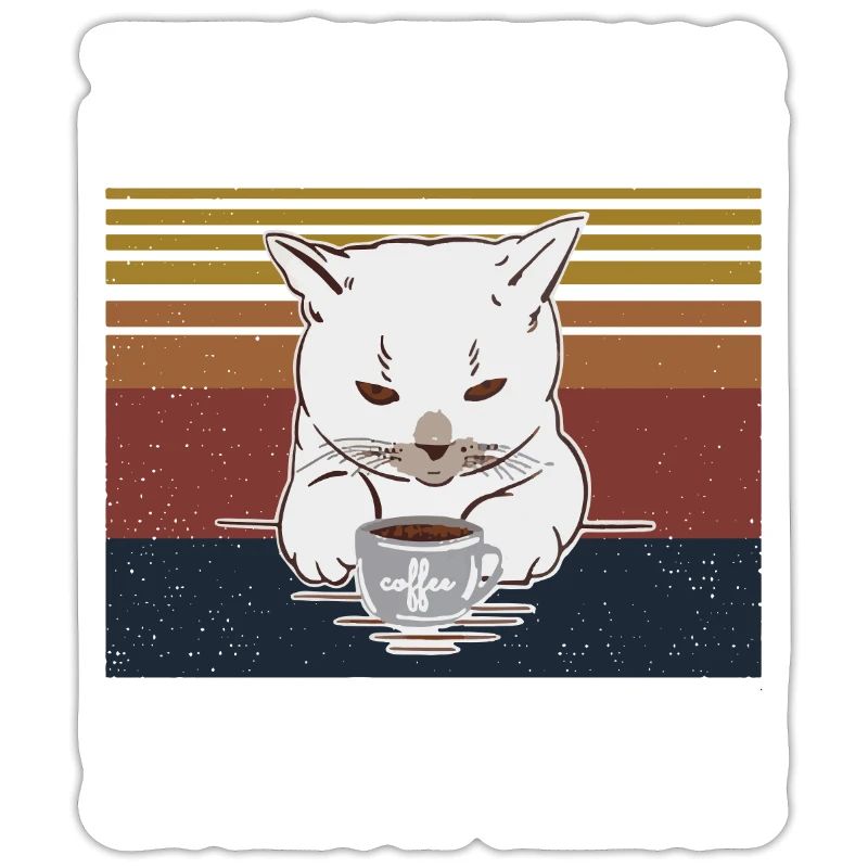 Drink Coffee hate Peope know things Katze Cat