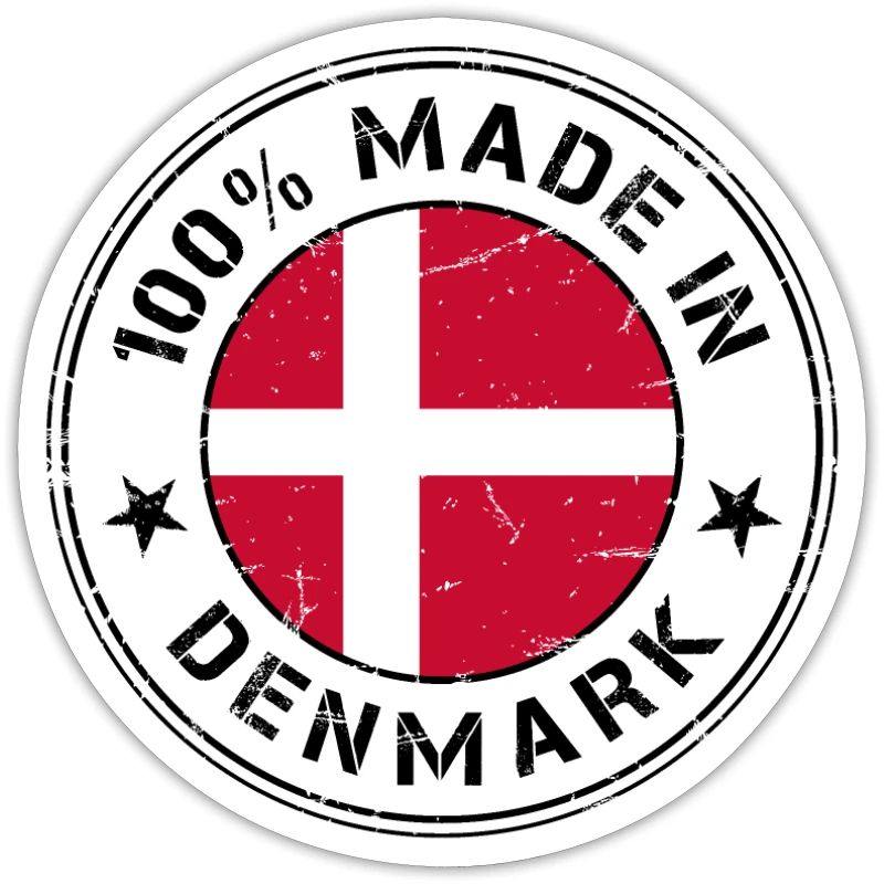 Timbre de drapeau Danemark drapeau danois