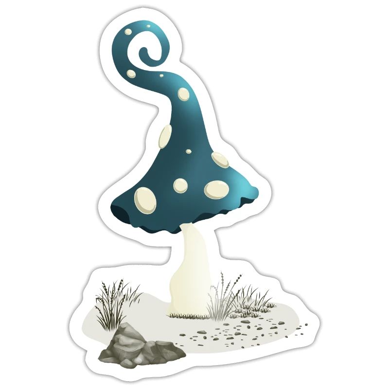 Magic mushroom with pixie cap
