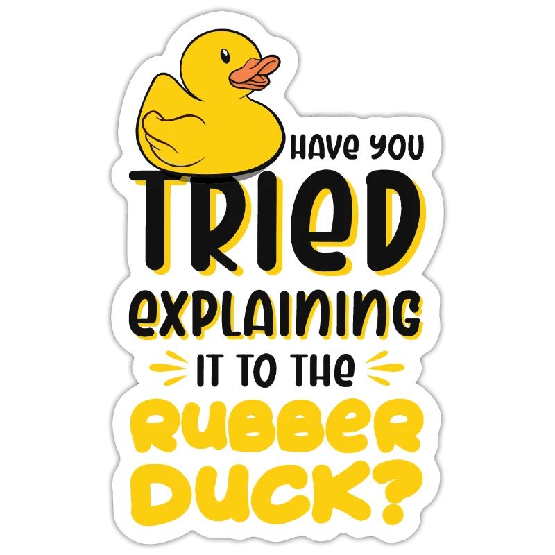 Programmierer Programming Duck Gummiente