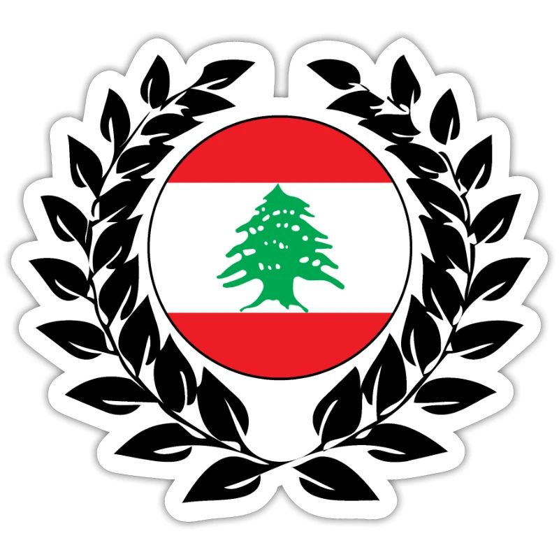Liban drapeau libanais drapeau drapeau laurier