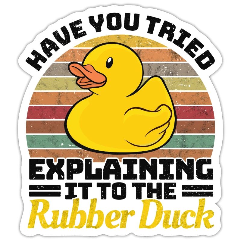 Programmierer Programming Duck Gummiente