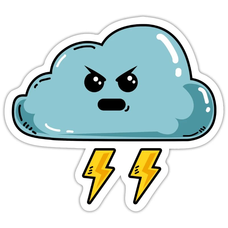 Evil Cloud Thunderstorm Thunder Cloudy