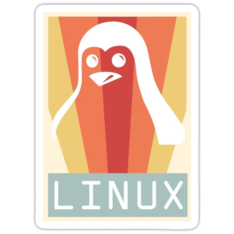 Geek Linux Pinguin PC Nerd IT Experte