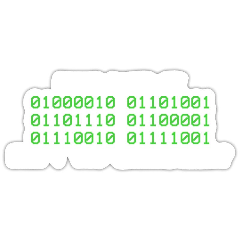 Binary code programmer informatics binary