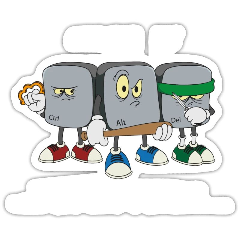 Programmeur informaticien Ctrl Alt Del Computer