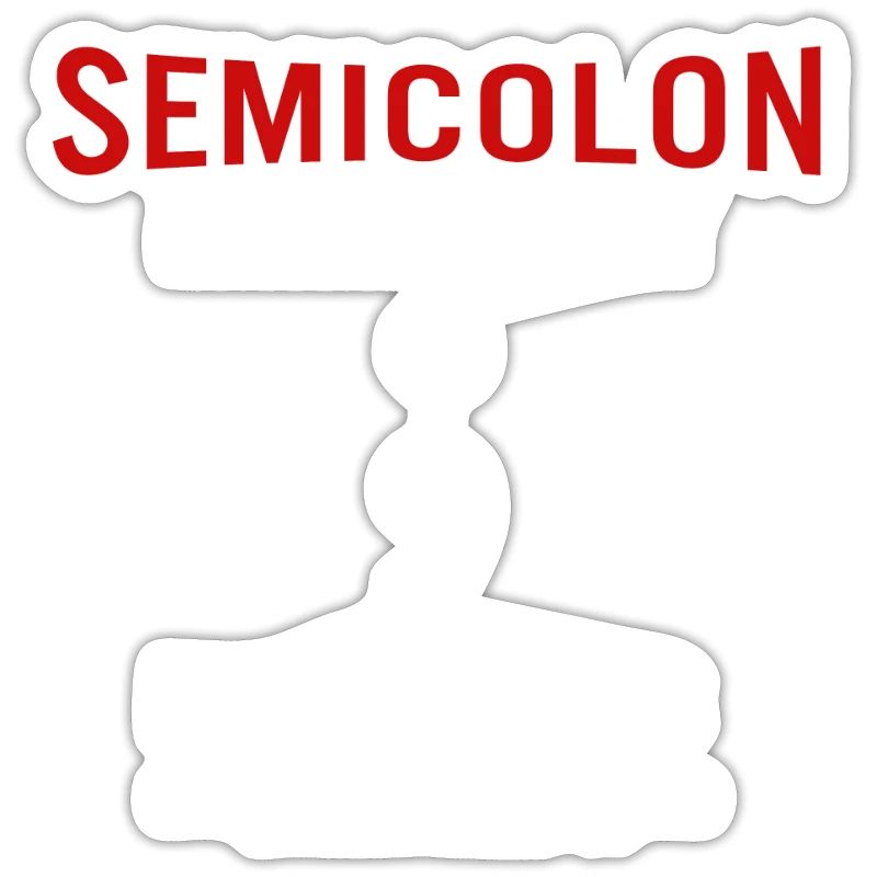 Coder Coding Semicolon Programmierer Computerfreak