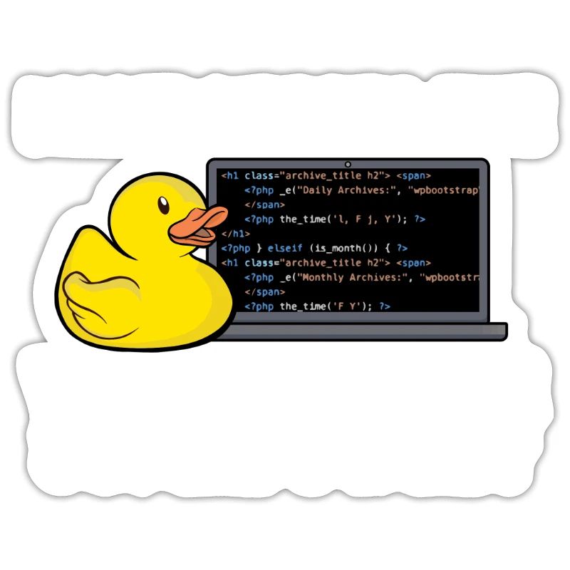 Programmeurs Canard Programmation Debugging Drôle