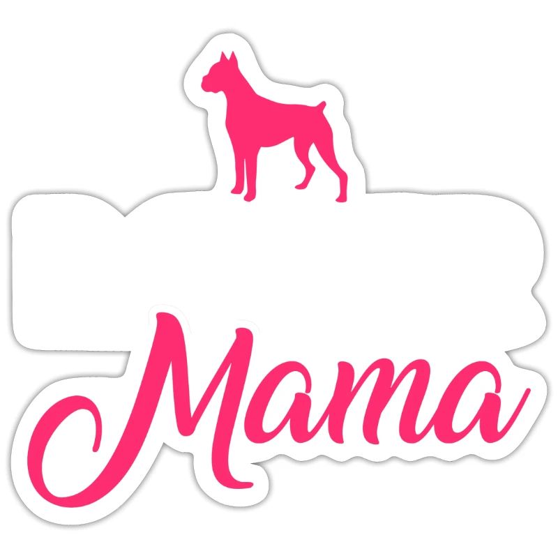 Boxer Hunde Mama Mutter Muttertag Geschenk