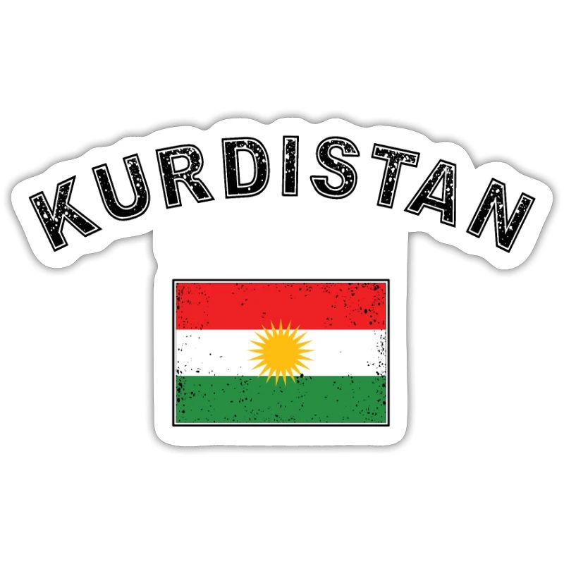 Drapeau drapeau kurde Kurdistan drapeau