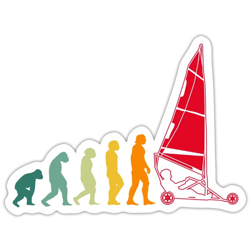 Beach sailor sailing Evolution Char à Voile