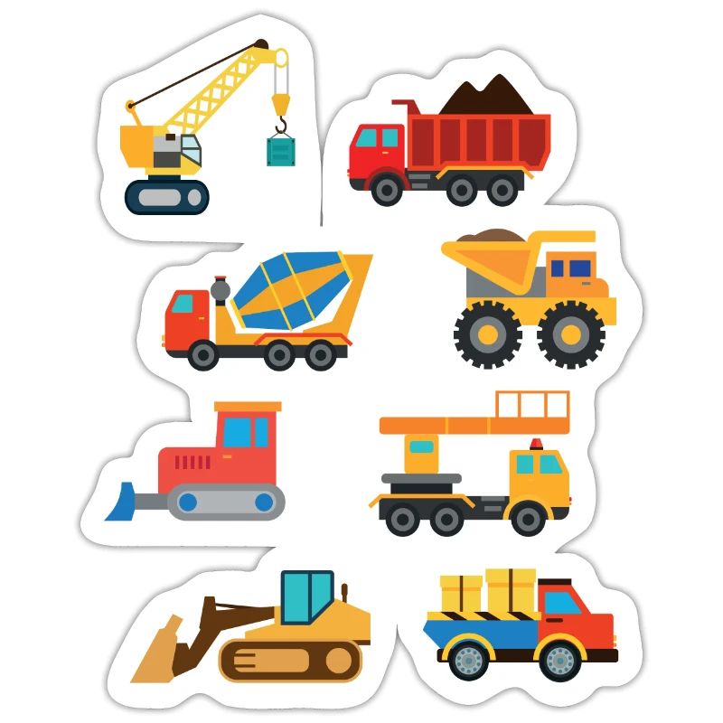 Bagger Baustelle Kinder Geschenkidee