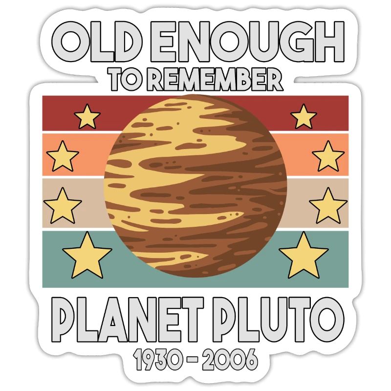 Pluto Vintage Planet Pluto Pluto Day Pluto-Tag