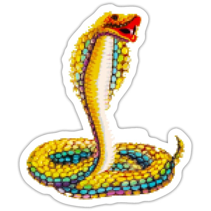 Serpent de pixel