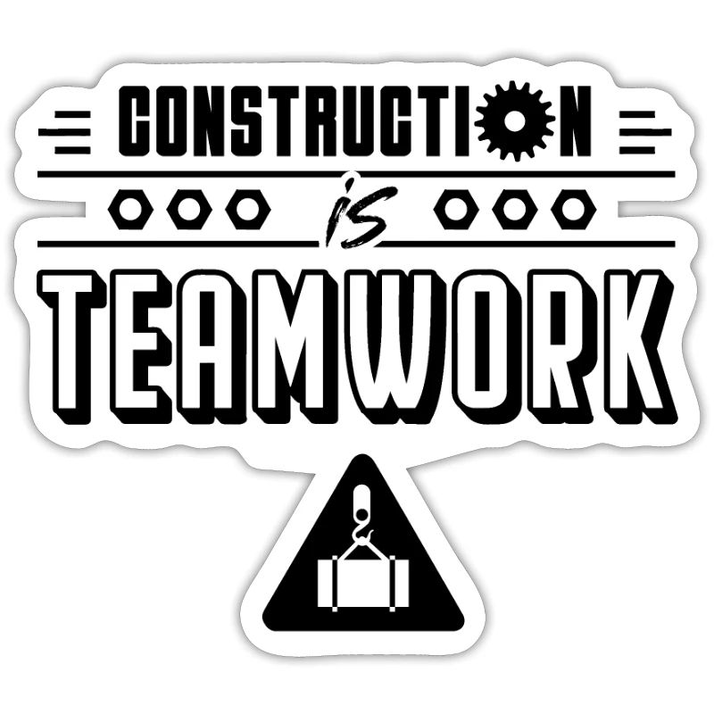 Construction work is teamwork construction site construction workers