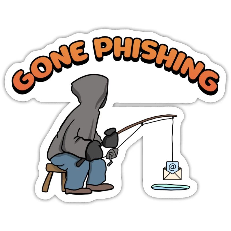 Gone Phishing Hacking Computer Hacker Gift