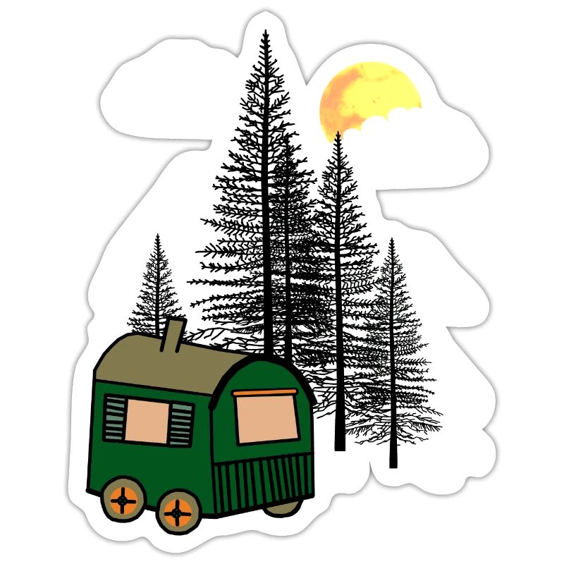 Construction trailer nature lovers eco nature exit flora