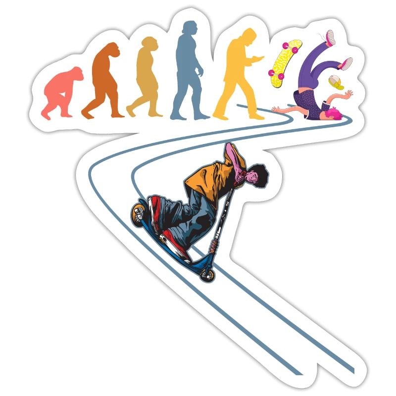 Trottinette cascadeur roller rollers de cascade roller