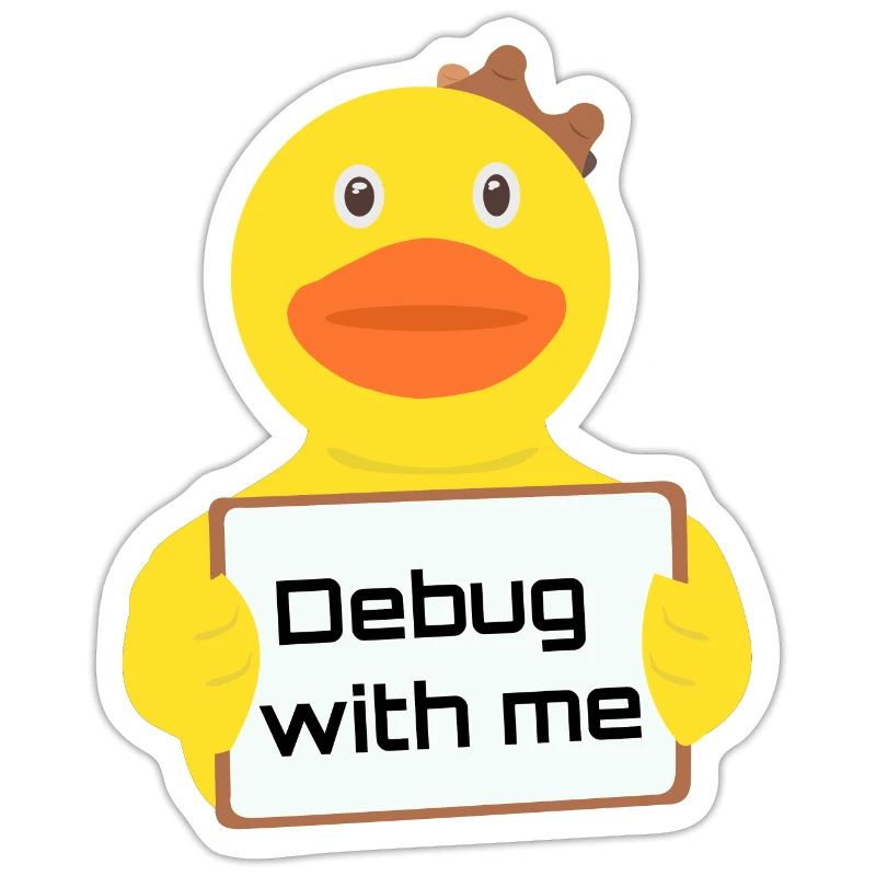 Rubber Duck - Gummiente - Debug with me