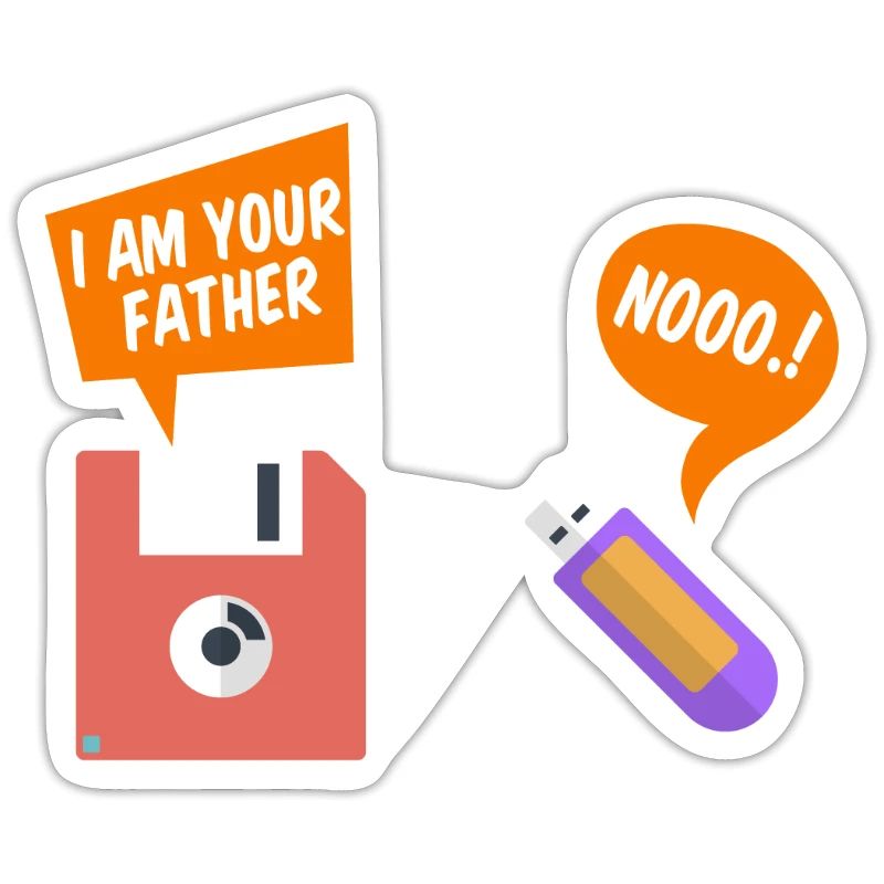 Programmierer Witz Spaß Diskette USB Spruch