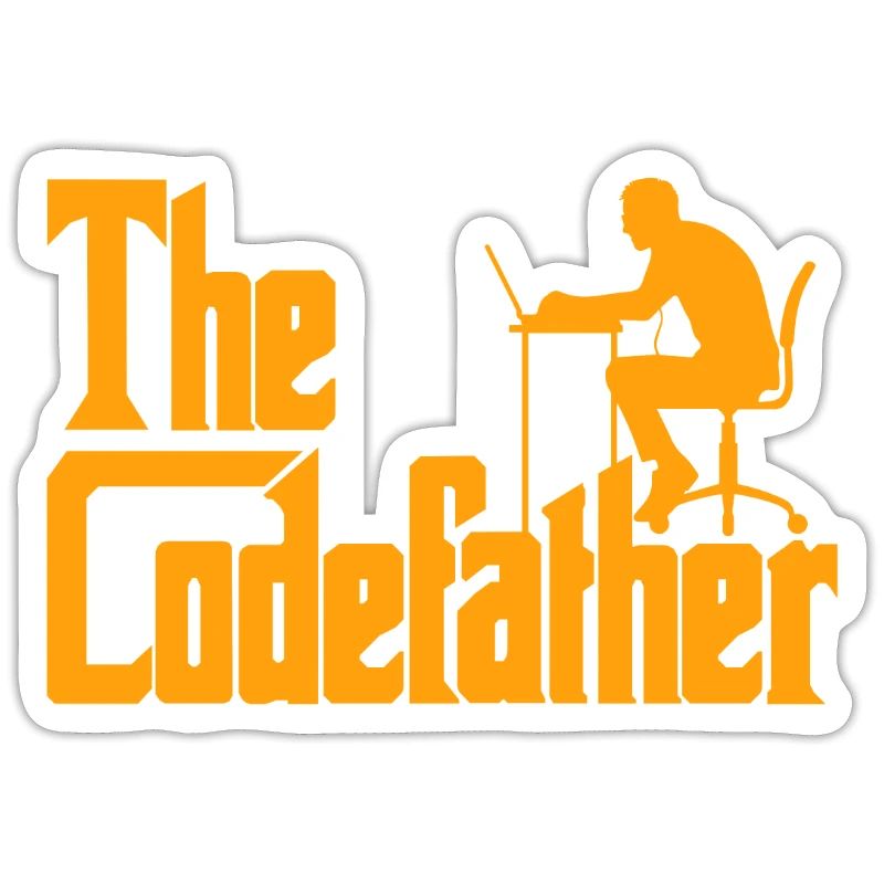 Entwickler Spaß Spruch The Codefather Coder