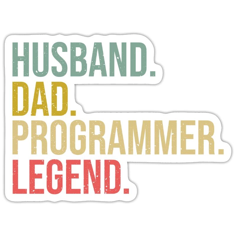 Husband Dad Programmer Legend Fathers Day Programm