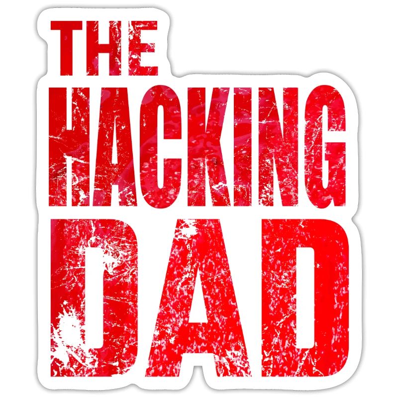 The Hacking Dad Hacker Vater Papa Code Computer
